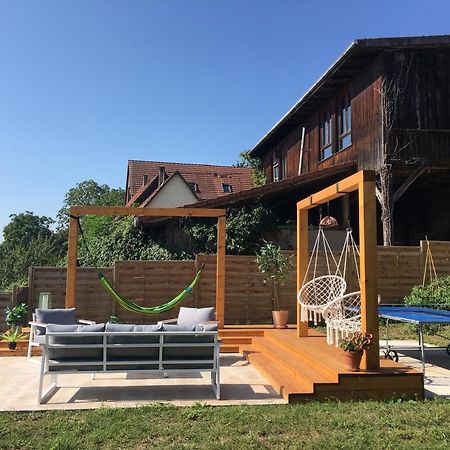 Au Relais De L'Histoire Gite Classe 4 Etoiles Oberbronn Luaran gambar