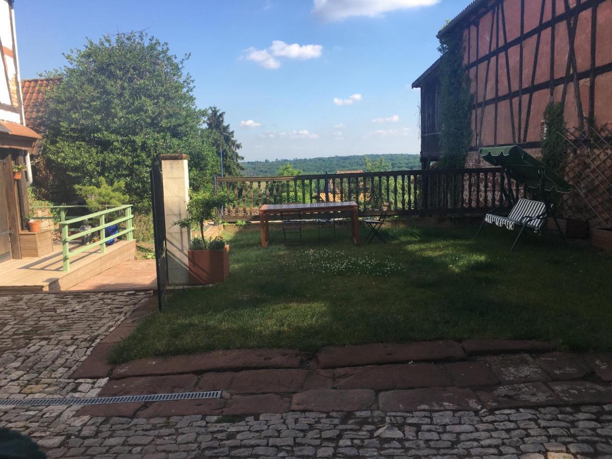 Au Relais De L'Histoire Gite Classe 4 Etoiles Oberbronn Luaran gambar