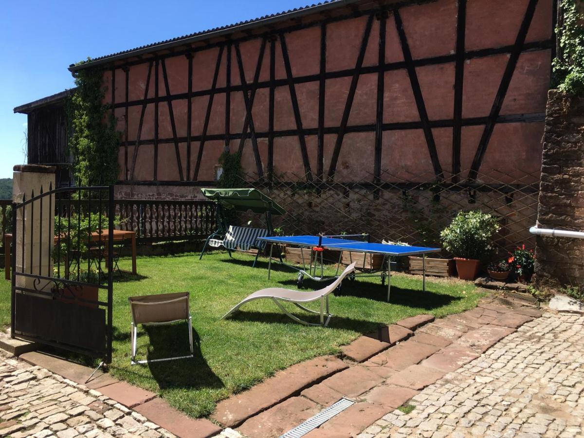 Au Relais De L'Histoire Gite Classe 4 Etoiles Oberbronn Luaran gambar