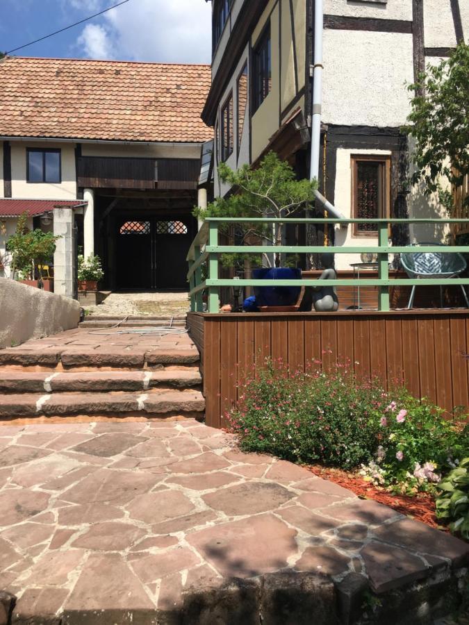 Au Relais De L'Histoire Gite Classe 4 Etoiles Oberbronn Luaran gambar